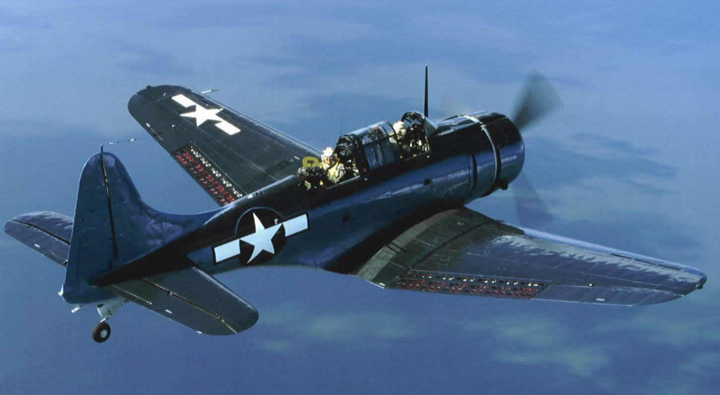 SBD Dauntless dive bomber